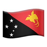 Flag: Papua New Guinea Emoji, Apple style