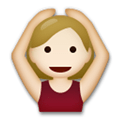 Person Gesturing Ok Emoji with Medium-Light Skin Tone, LG style