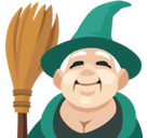 Mage Emoji with Light Skin Tone, Facebook style