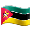Flag: Mozambique Emoji, Samsung style