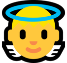 Baby Angel Emoji, Microsoft style