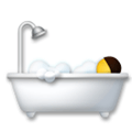 Person Taking Bath Emoji, LG style