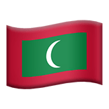 Flag: Maldives Emoji, Apple style