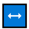 Left-Right Arrow Emoji, Microsoft style