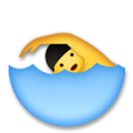 Person Swimming Emoji, LG style
