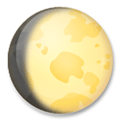 Waxing Gibbous Moon Emoji, LG style