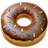 Donut Emoji, Apple style