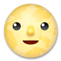 Full Moon Face Emoji, LG style