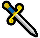 Dagger Emoji, Microsoft style