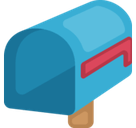 Open Mailbox with Lowered Flag Emoji, Facebook style