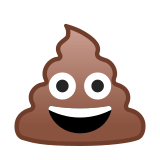 Pile of Poo Emoji, Google style