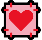 Heart Decoration Emoji, Microsoft style
