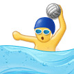 Man Playing Water Polo Emoji, Samsung style