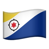 Flag: Caribbean Netherlands Emoji, Apple style