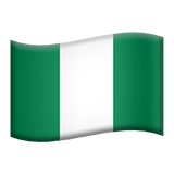 Flag: Nigeria Emoji, Apple style