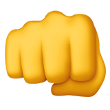 Fist Bump Emoji, Apple style