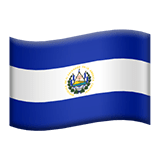 Flag: El Salvador Emoji, Apple style