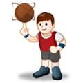 Person Bouncing Ball Emoji, Samsung style
