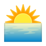Sunrise Emoji, Google style