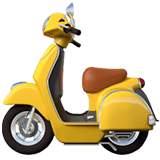 Motor Scooter Emoji, Apple style