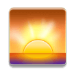 Sunrise Emoji, Samsung style