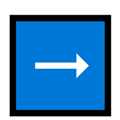 Right Arrow Emoji, Microsoft style