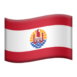 Flag: French Polynesia Emoji, Apple style