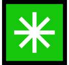 Eight-Spoked Asterisk Emoji, Microsoft style