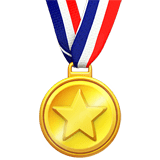 Sports Medal Emoji, Apple style
