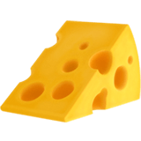 Cheese Wedge Emoji, Apple style