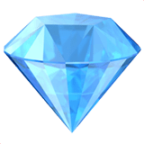 Diamond Emoji, Apple style