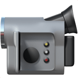 Video Camera Emoji, Apple style