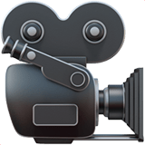 Movie Camera Emoji, Apple style