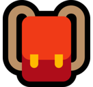Backpack Emoji, Microsoft style