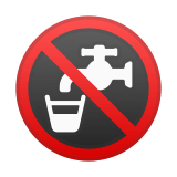 Non-Potable Water Emoji, Google style
