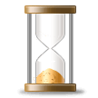 Hourglass Done Emoji, Samsung style