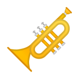 Trumpet Emoji, Google style