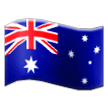 Flag: Australia Emoji, Samsung style