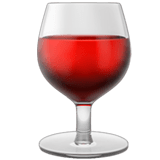 Wine Glass Emoji, Apple style