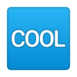 Cool Button Emoji, Google style