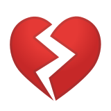 Broken Heart Emoji, Google style