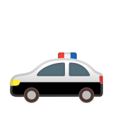 Police Car Emoji, Google style