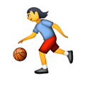 Person Bouncing Ball Emoji, Facebook style