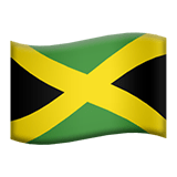 Flag: Jamaica Emoji, Apple style