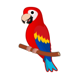 Parrot Emoji, Google style