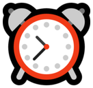 Alarm Clock Emoji, Microsoft style