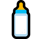 Baby Bottle Emoji, Microsoft style