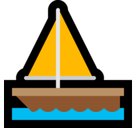 Sailboat Emoji, Microsoft style