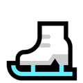 Ice Skate Emoji, Microsoft style