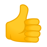 Thumbs Up Emoji, Google style